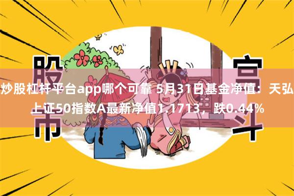 炒股杠杆平台app哪个可靠 5月31日基金净值：天弘上证50指数A最新净值1.1713，跌0.44%