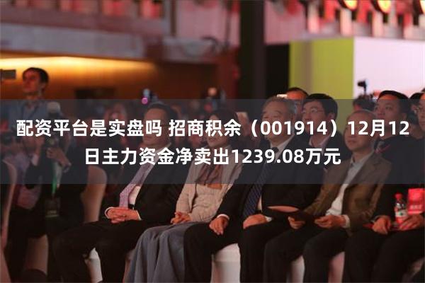 配资平台是实盘吗 招商积余（001914）12月12日主力资金净卖出1239.08万元