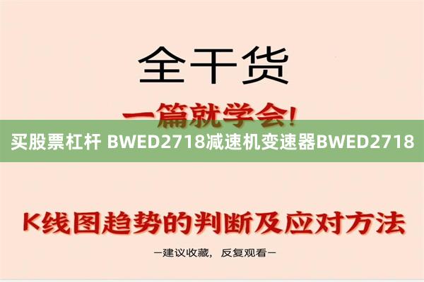 买股票杠杆 BWED2718减速机变速器BWED2718