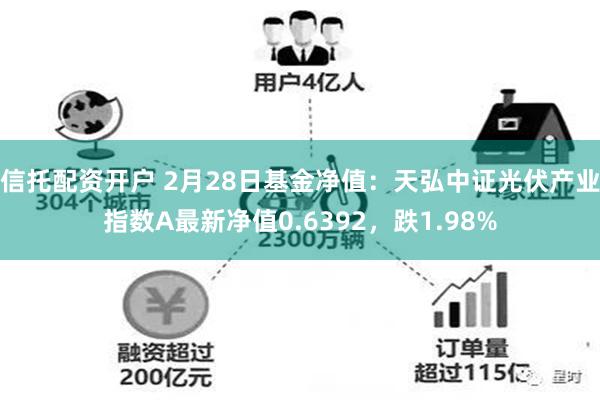 信托配资开户 2月28日基金净值：天弘中证光伏产业指数A最新净值0.6392，跌1.98%